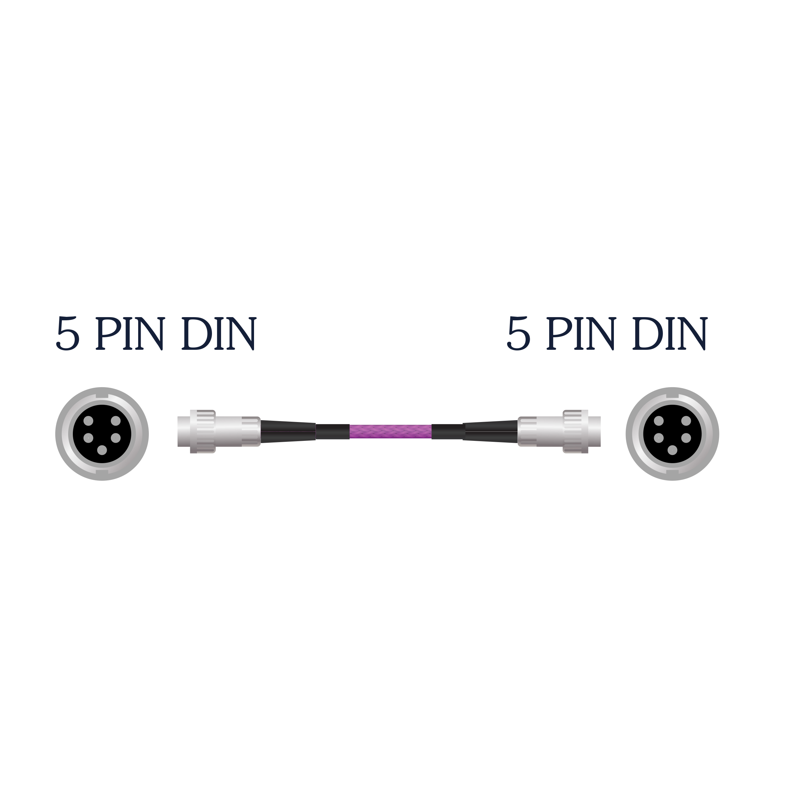 <p align="center">Frey 2 Specialty 5 Pin DIN To 5 Pin DIN (240) Cable</p>